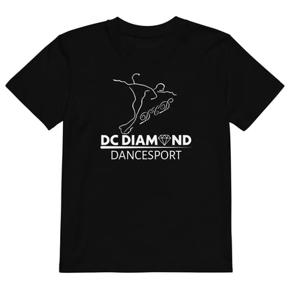 „DC Diamond“ Kinder-Unisex-T-Shirt, Frontdruck (Öko-Logo)