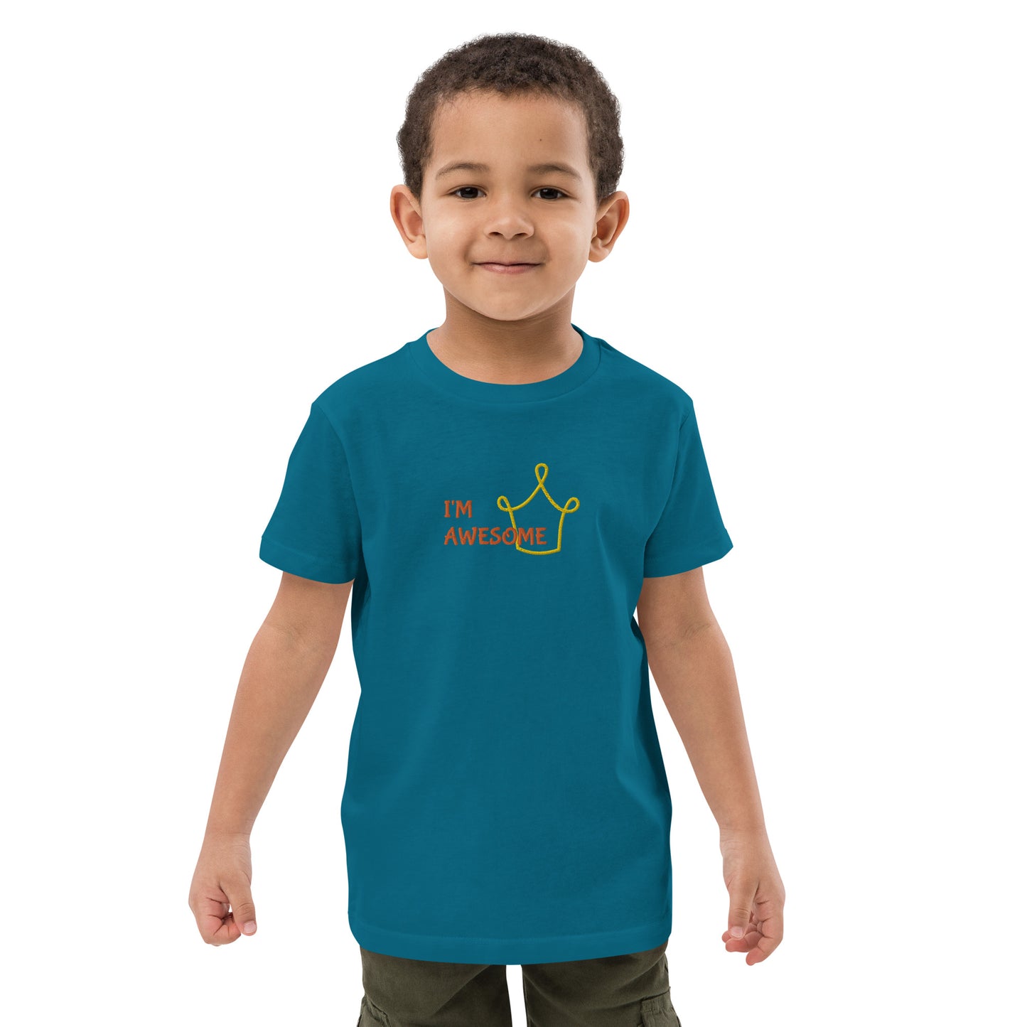 "I´m awesome" children's t-shirt (ecological)