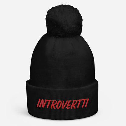 Mütze „Introvertiert“ mit Quaste (Facebook-Anfrage)