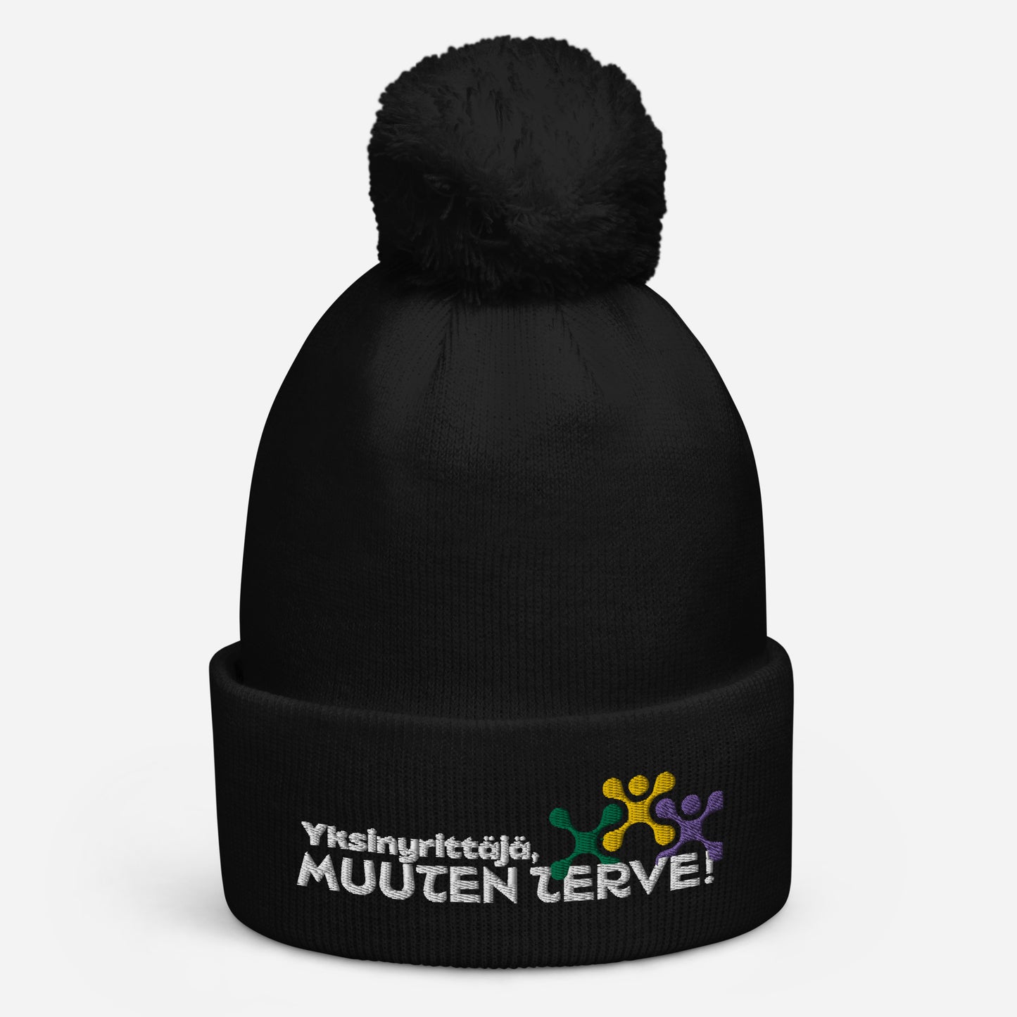 "Entrepreneur, otherwise healthy" beanie with tassel (MyRy)