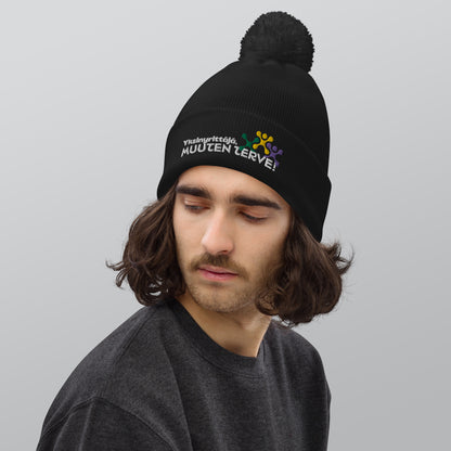 "Entrepreneur, otherwise healthy" beanie with tassel (MyRy)