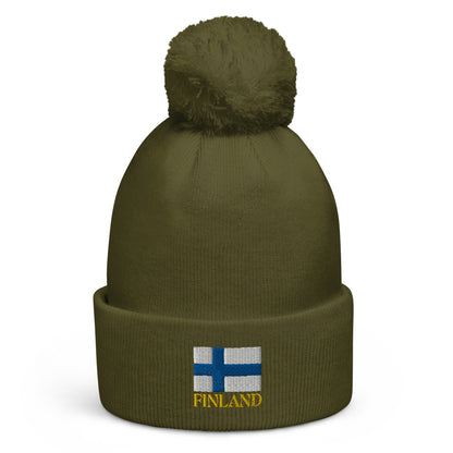 "Finland" beanie with tassel