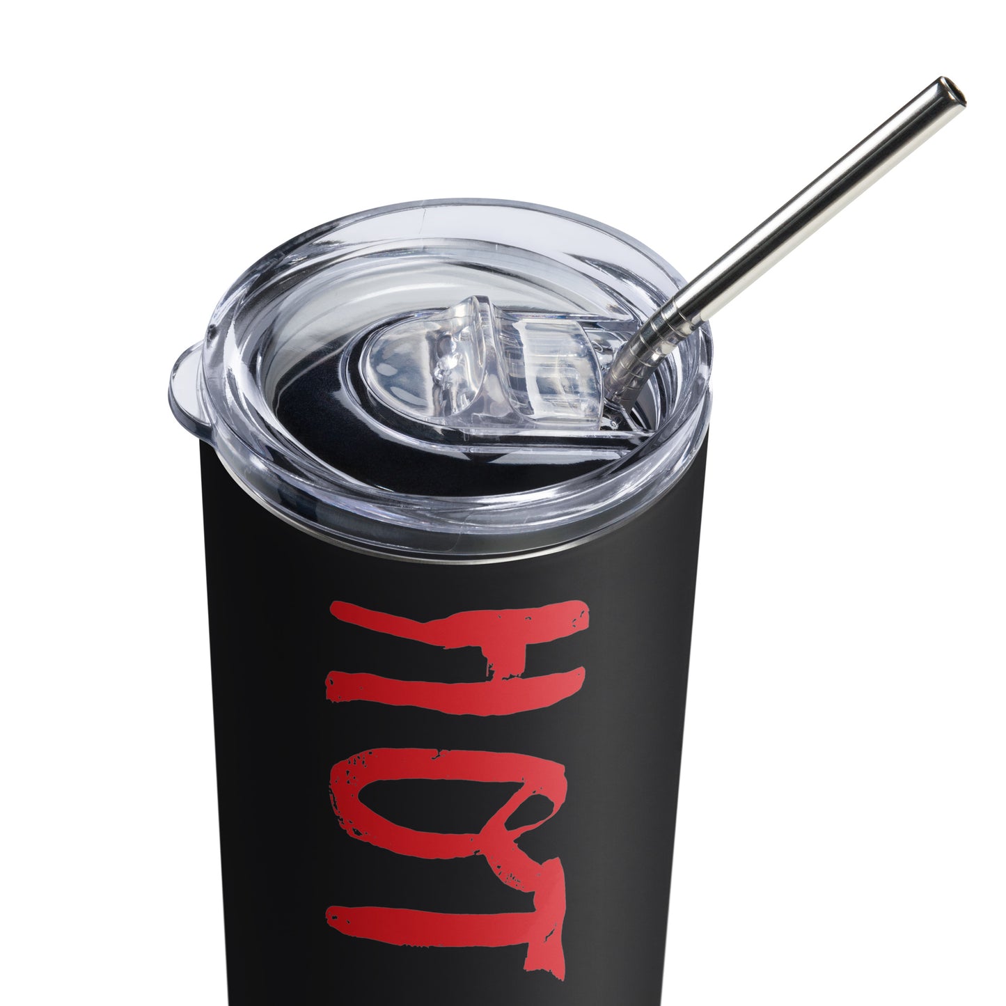"Hot or Not" drinking mug, stainless steel 600ml (Facebook wish)
