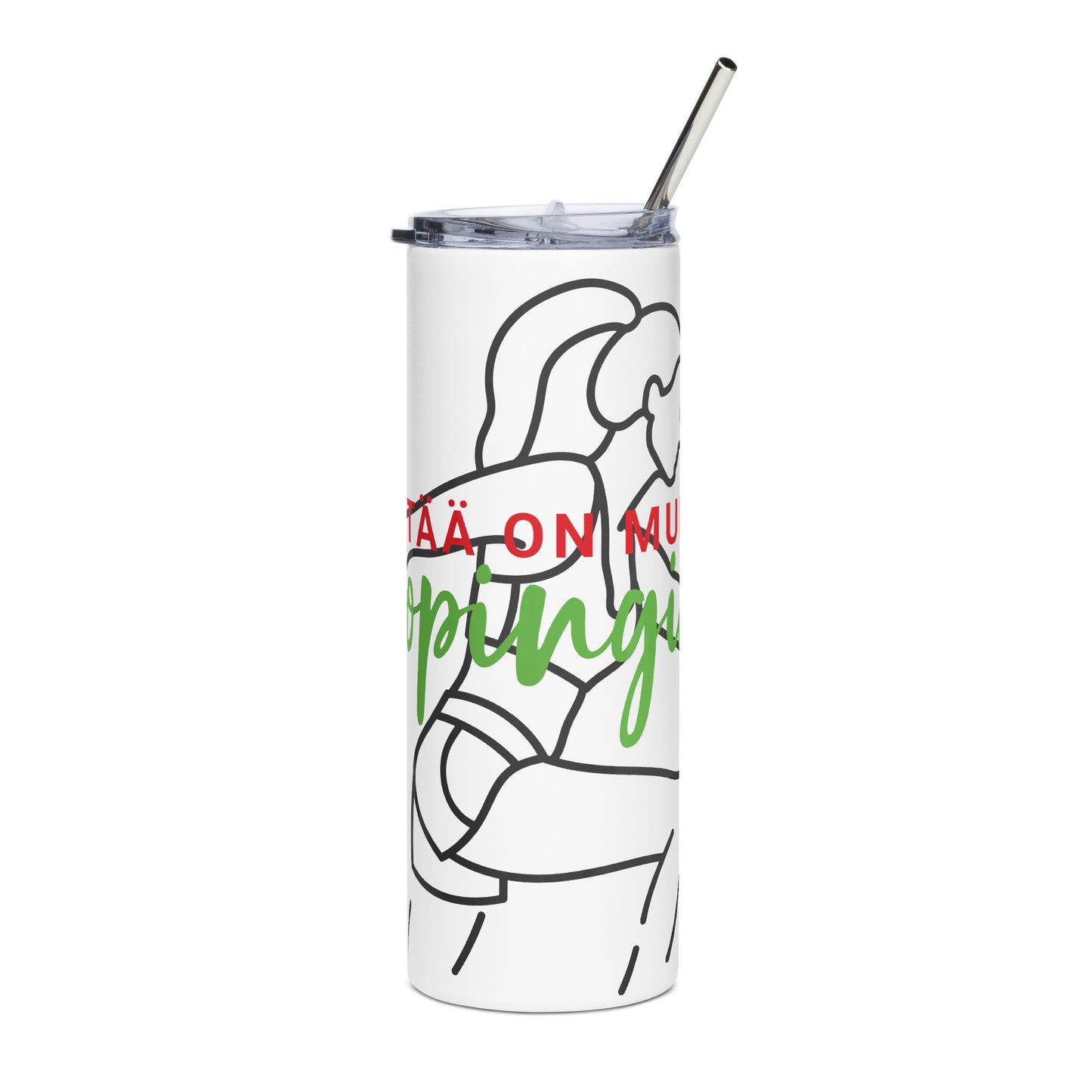 "It's my doping" drinking mug, stainless steel 600ml (Facebook request)