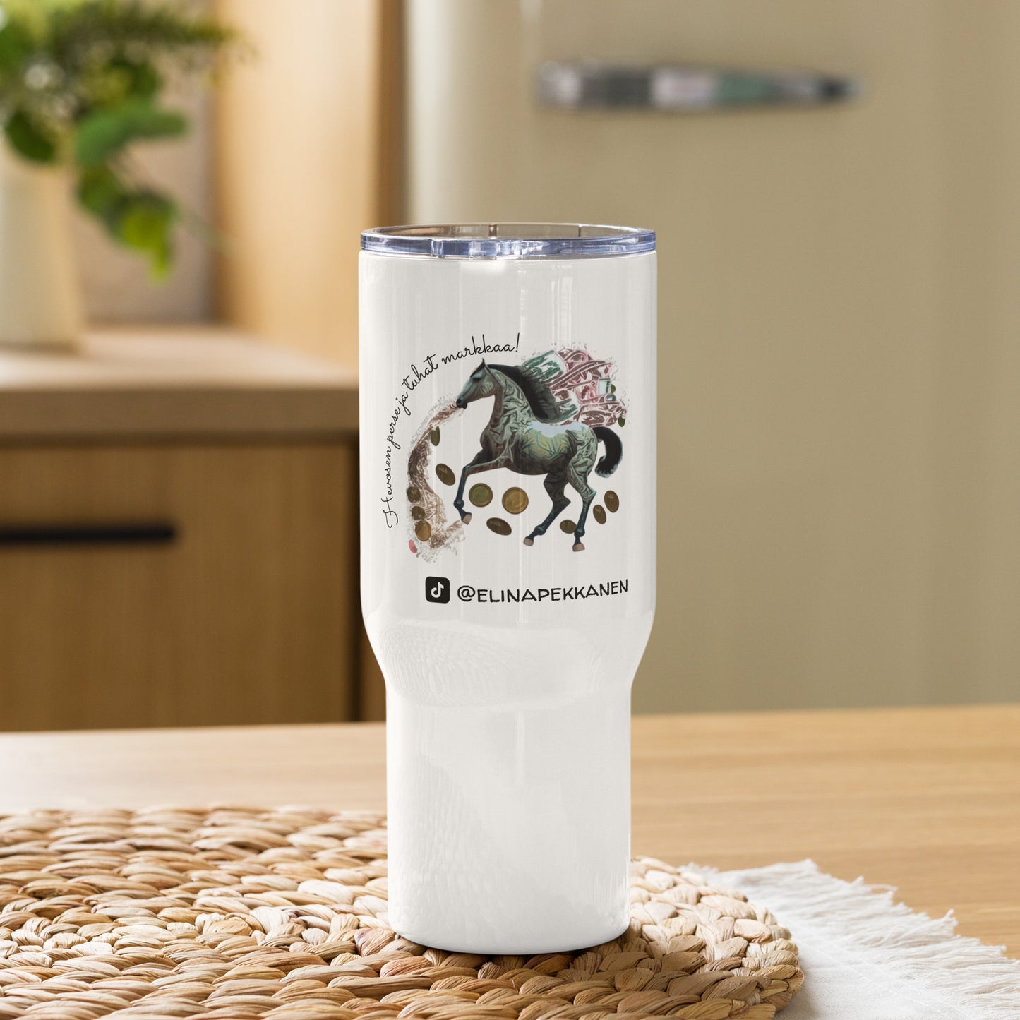 "A horse's ass and a thousand marks" thermos mug 739ml