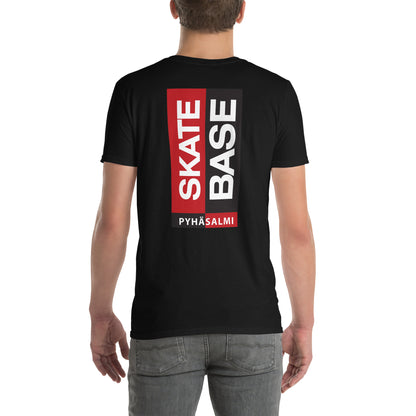 "Skate Base" unisex t-shirt (with front and back printing)