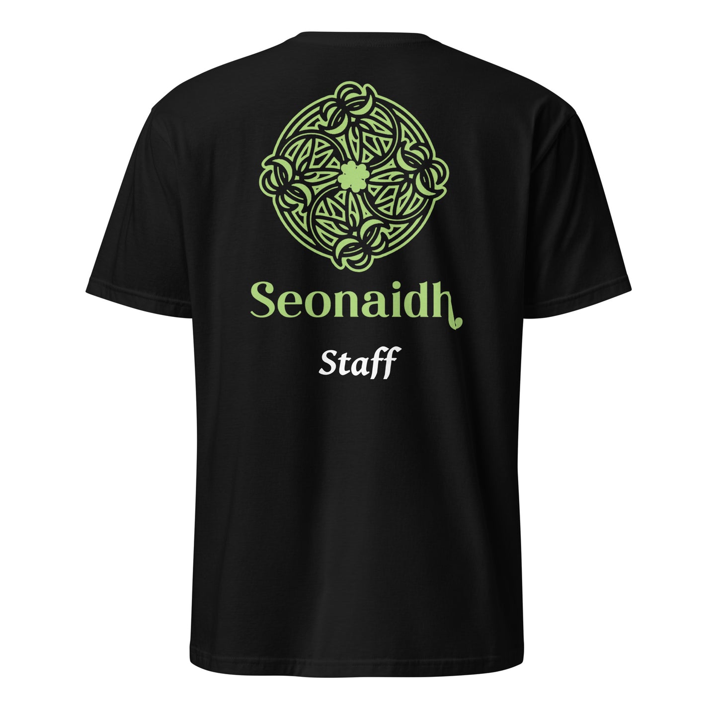 "Staff" unisex t-paita (Seonaidh)