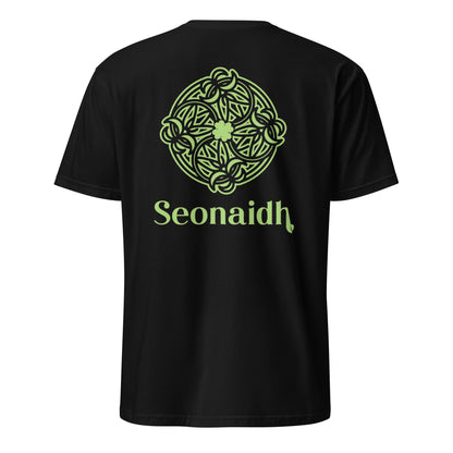 "Seonaidh" unisex t-paita (etu- ja selkäprintti)