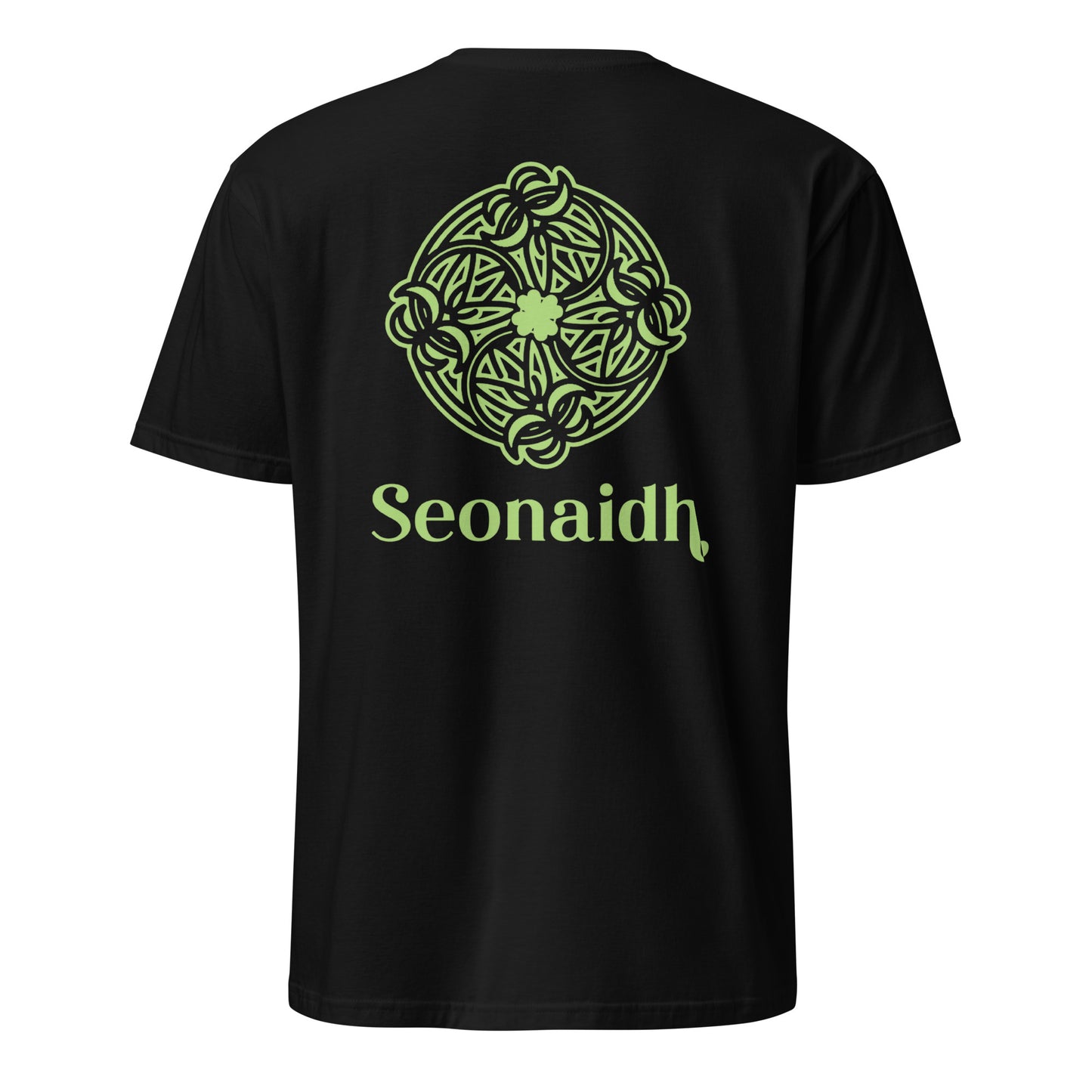 "Seonaidh" unisex t-paita (selkäprintti)