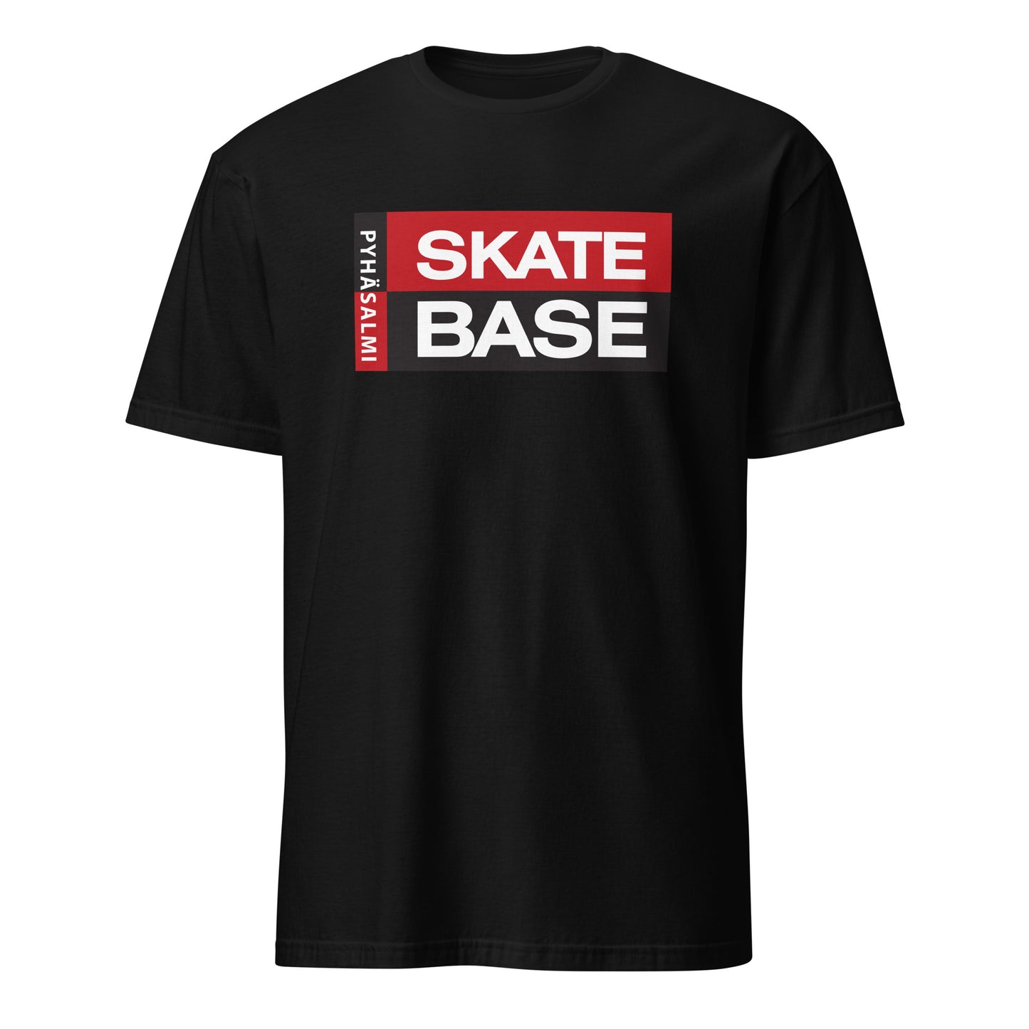 "Skate Base" unisex t-shirt (with front and back printing)