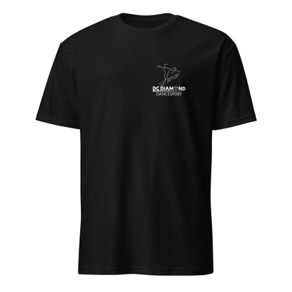"DC Diamond" unisex t-paita (logo rinnassa ja selässä)