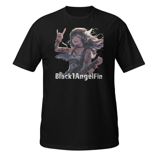 "BlackAngelFin" unisex t-shirt (MissPullukka) 