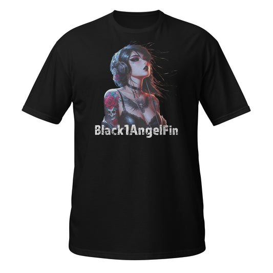 "BlackAngelFin" unisex t-shirt (MissPullukka) 