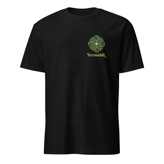 "Seonaidh" unisex t-paita (etu- ja selkäprintti)