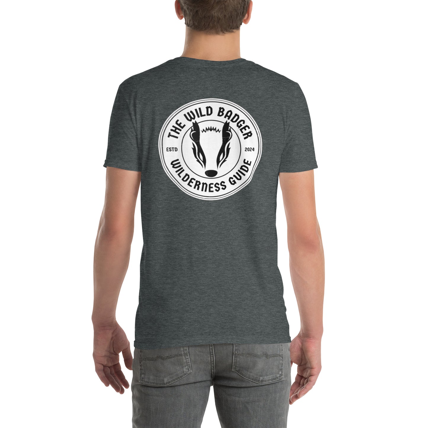 "Wild Badger" t-paita (pelkkä selkäkuva)