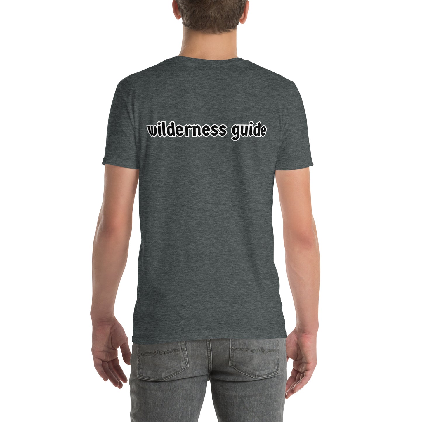 „Wild Badger“ T-Shirt (Brust + Text auf der Rückseite)