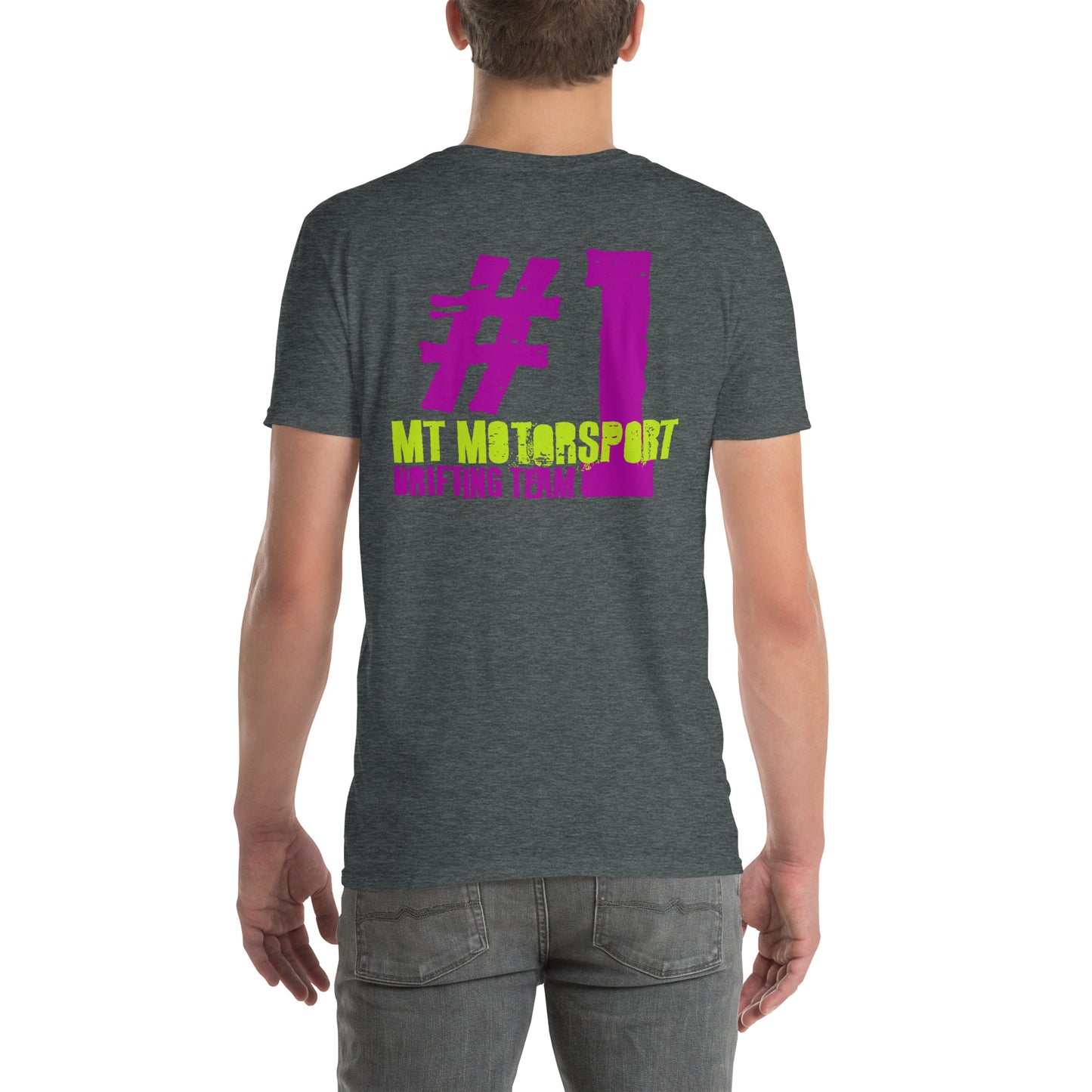 "MT Motorsport" unisex t-paita (selkä)