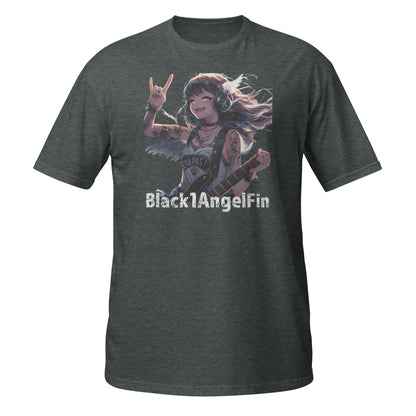 "BlackAngelFin" unisex t-shirt (MissPullukka) 