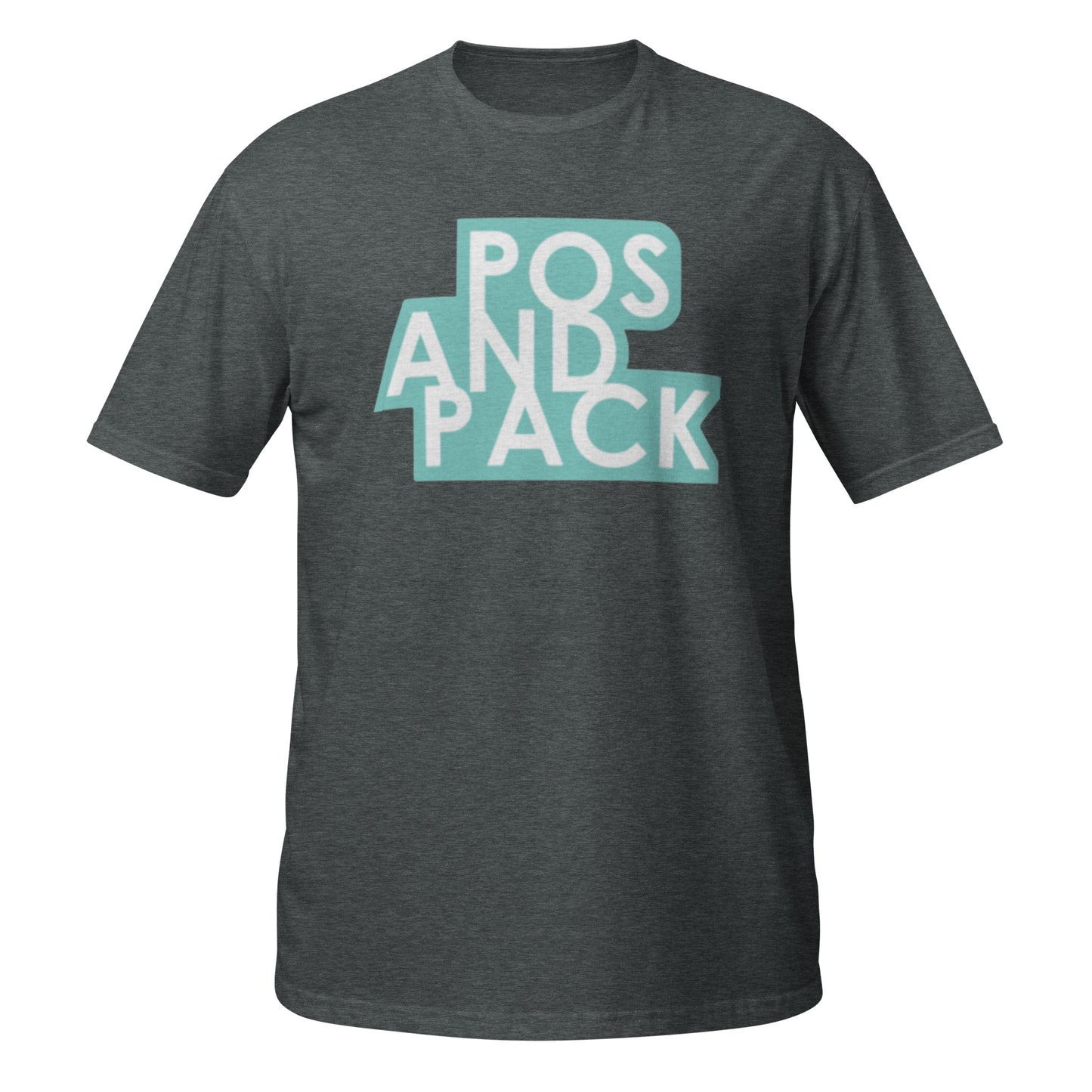 "POS AND PACK" unisex t-paita (minttu logo)