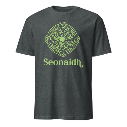 "Seonaidh" unisex t-paita (etuprintti)