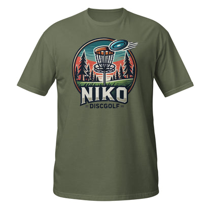 "Niko Discgolf" t-paita (iso logo edessä)