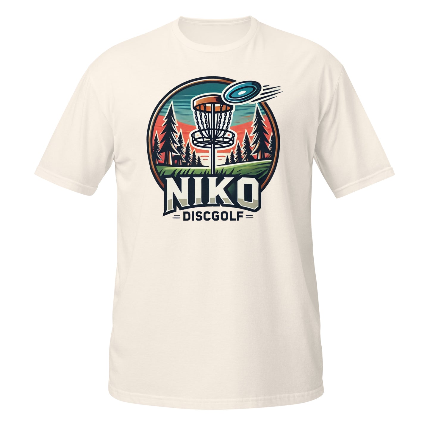 "Niko Discgolf" t-paita (iso logo edessä)