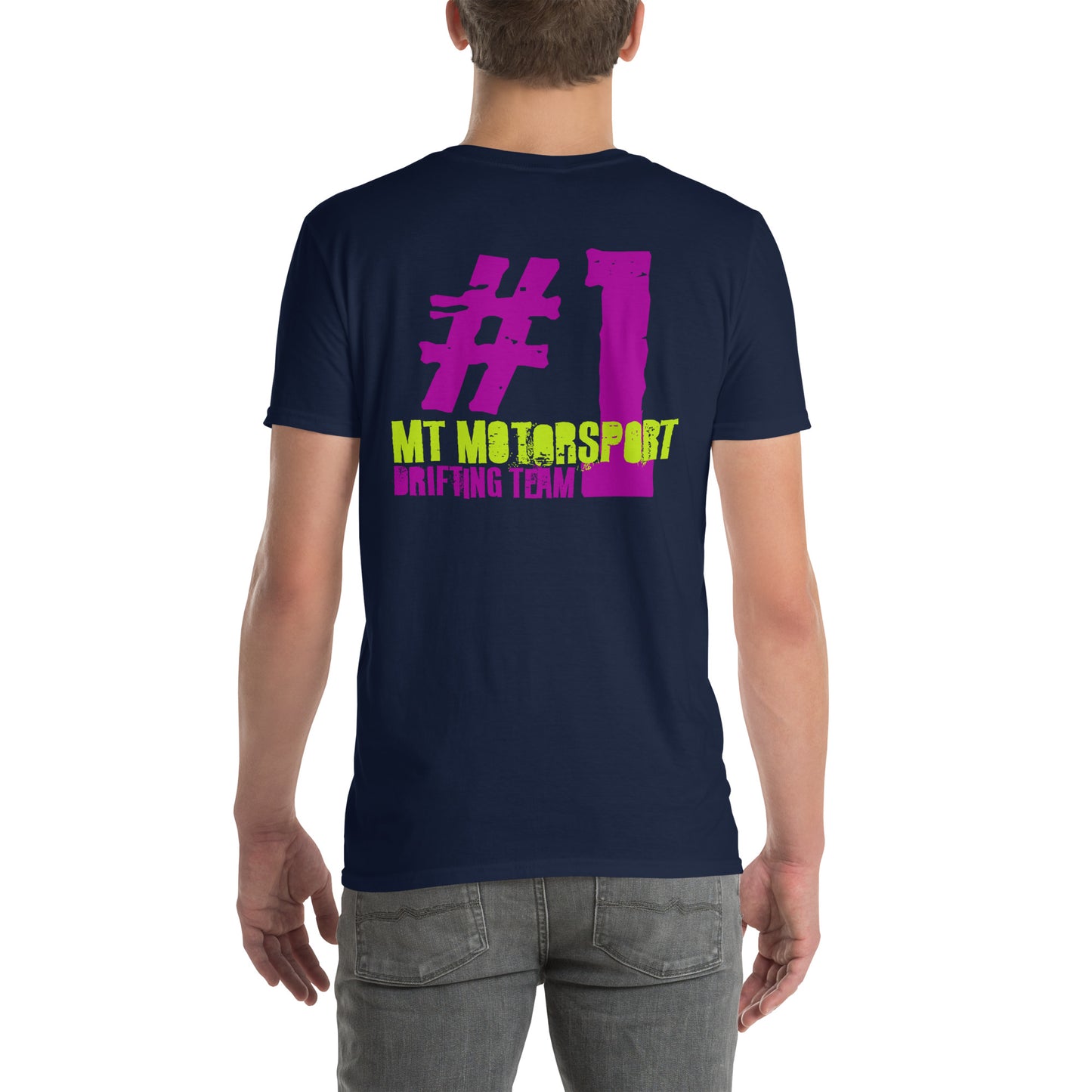 "MT Motorsport" unisex t-paita (selkä)