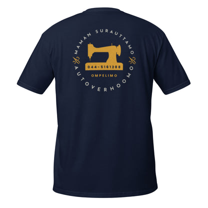 "MaMan Surauttamo" unisex t-paita (logo rinnassa + selässä)