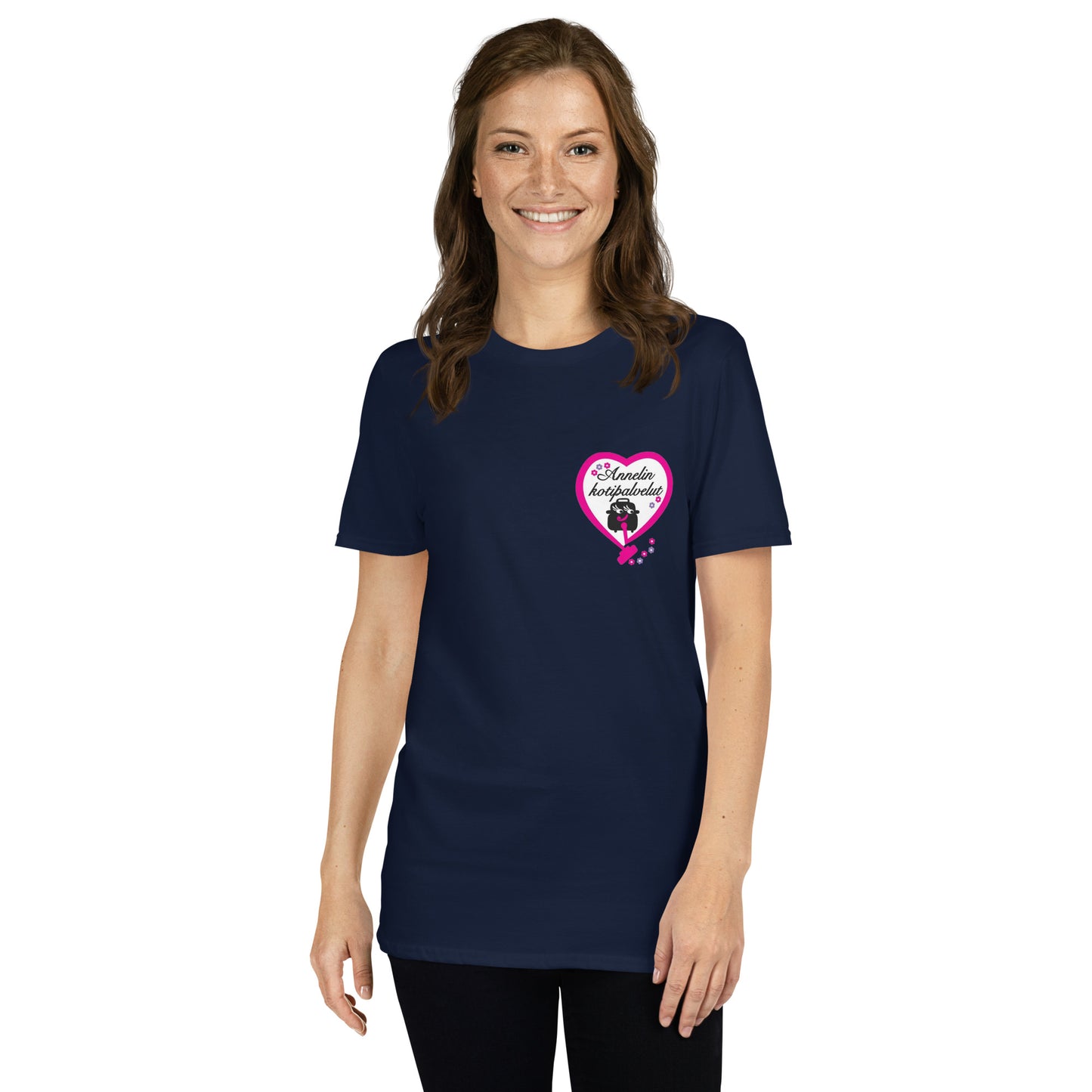 "Annelin Kotipalvelut" t-paita (logo selässä ja rinnassa)