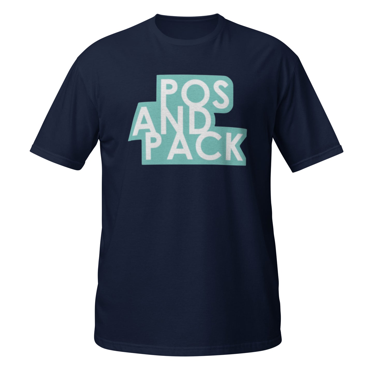 "POS AND PACK" unisex t-shirt (mint logo) 