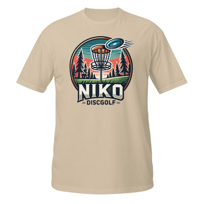 "Niko Discgolf" t-paita (iso logo edessä)