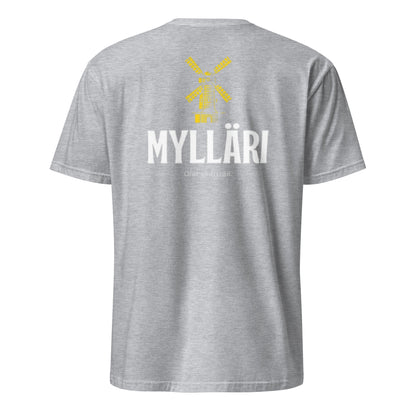 "Mylläri" unisex t-paita (pelkkä selkäprinttaus)
