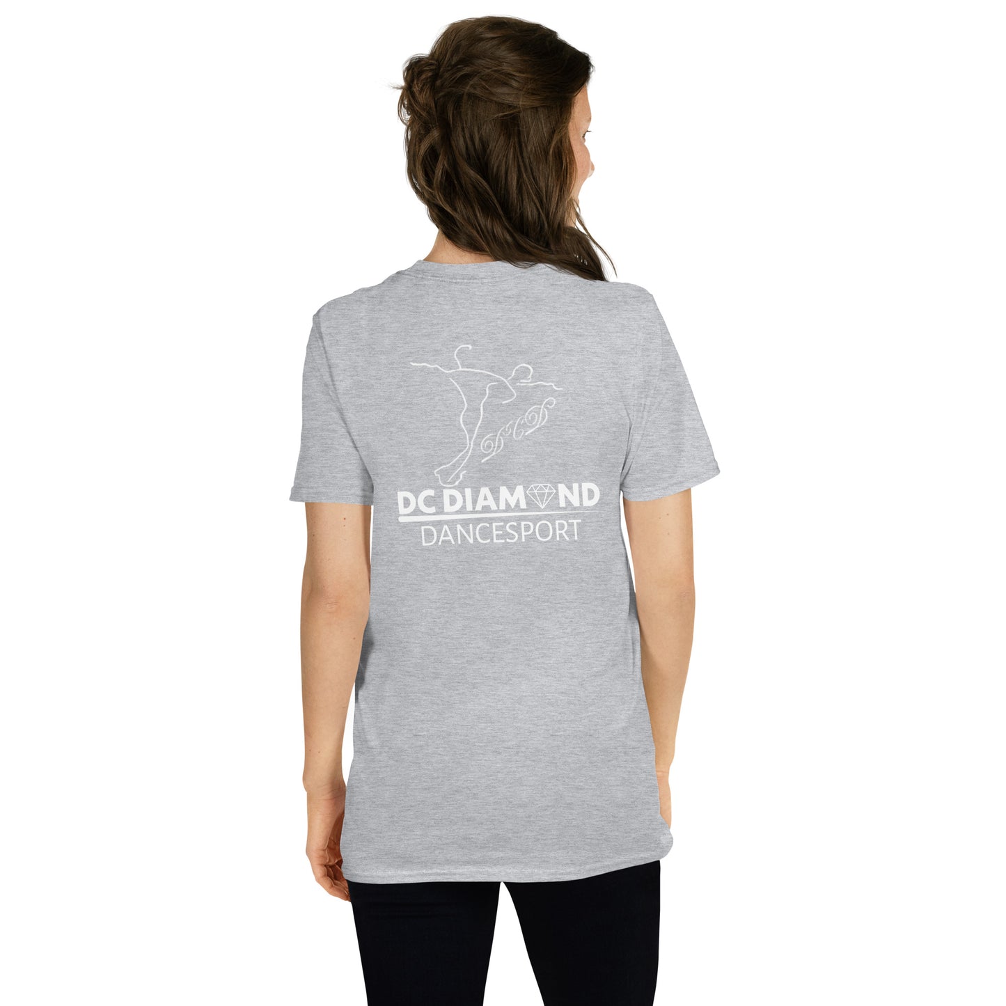 "DC Diamond" unisex t-paita (logo rinnassa ja selässä)