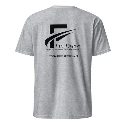 "Fin Decor" t-paita printtauksella (rinta + selkä)