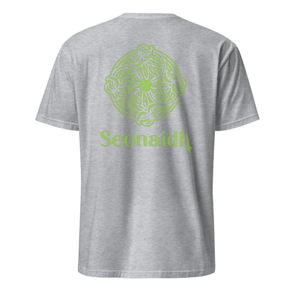 "Seonaidh" unisex t-paita (selkäprintti)