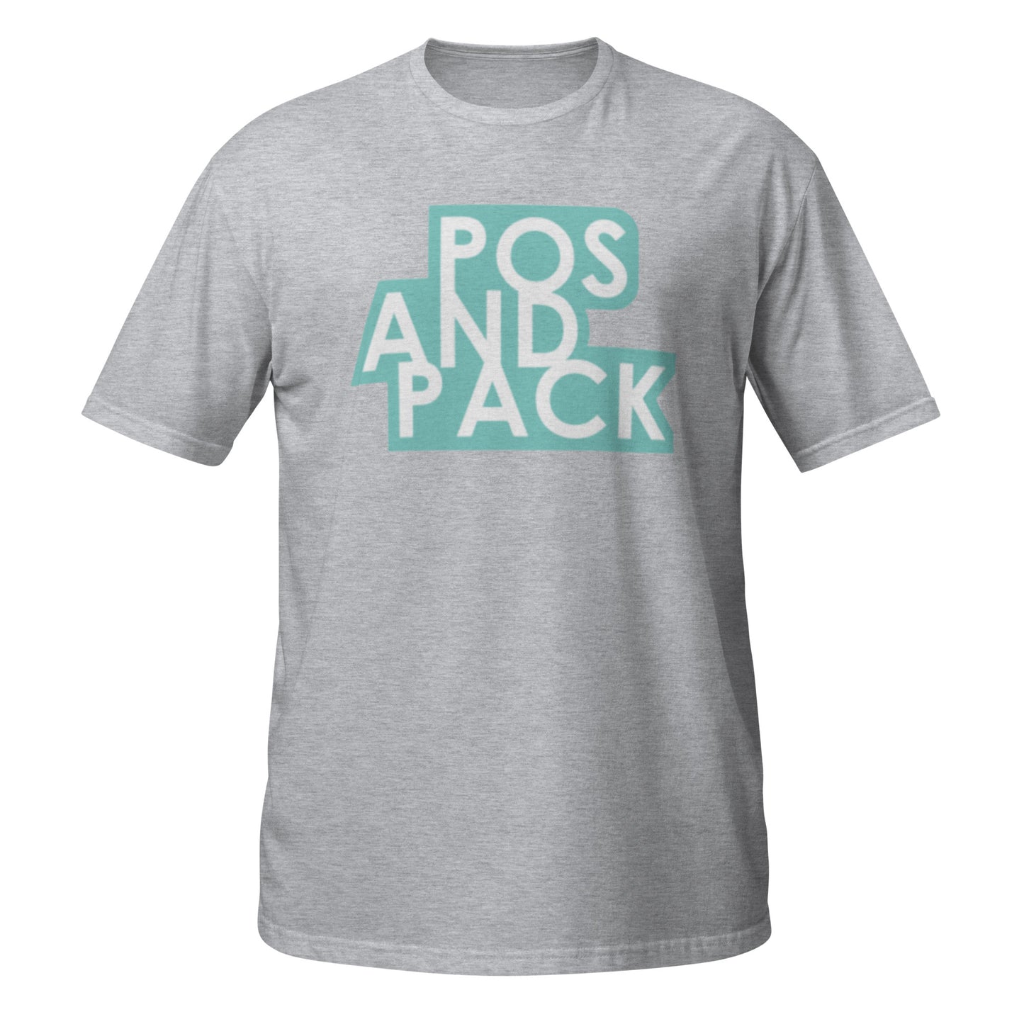 "POS AND PACK" unisex t-paita (minttu logo)