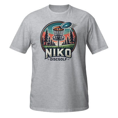 "Niko Discgolf" t-paita (iso logo edessä)