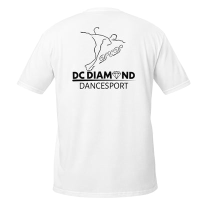 "DC Diamond" unisex t-paita (musta logo selässä)