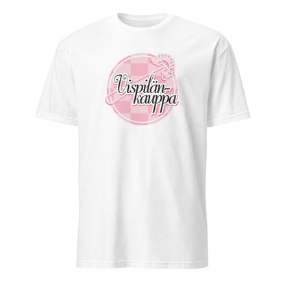 "Vispilänkauppa" unisex t-paita (logo isolla rinnassa)