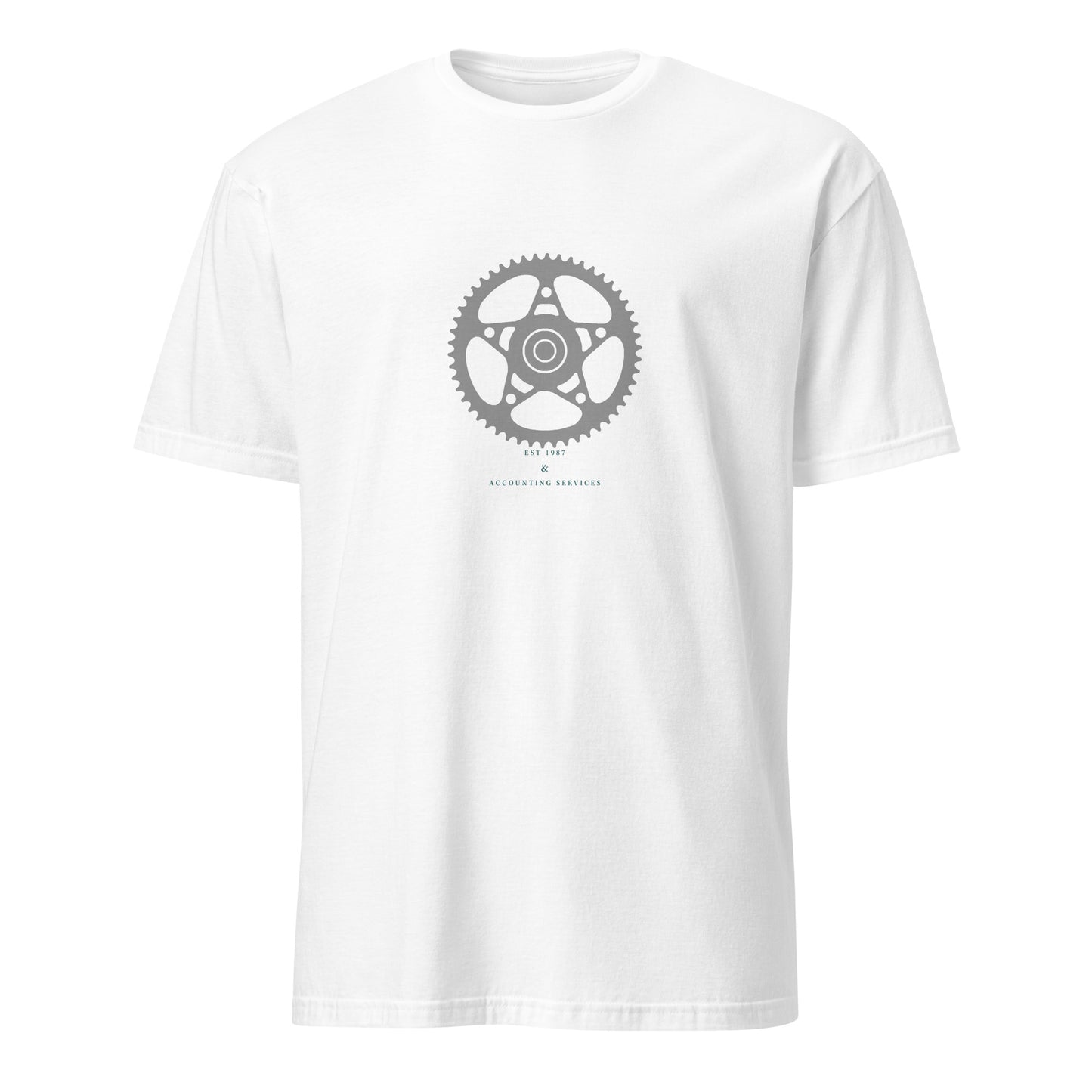 "Peten Fillaripaja" unisex t-paita (logo edessä)