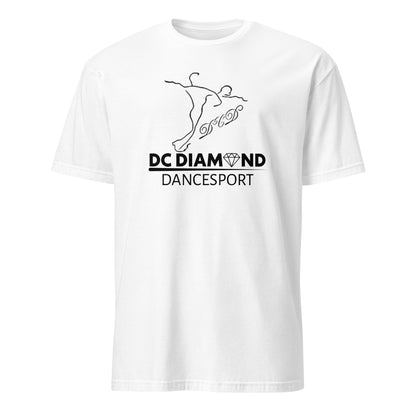 "DC Diamond unisex t-paita (musta logo edessä)