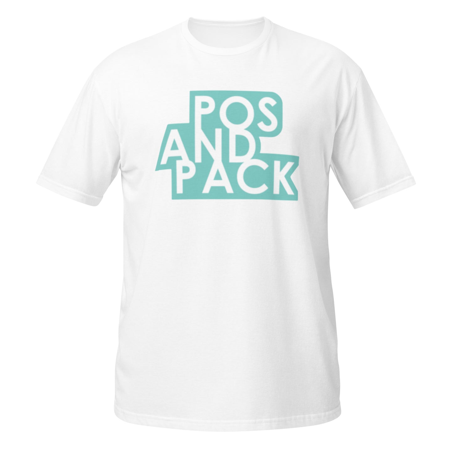 "POS AND PACK" unisex t-paita (minttu logo)