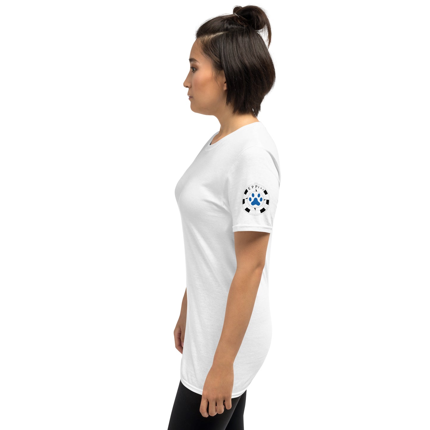"EPPeko Ry" unisex t-paita (logo vasemmassa hihassa)