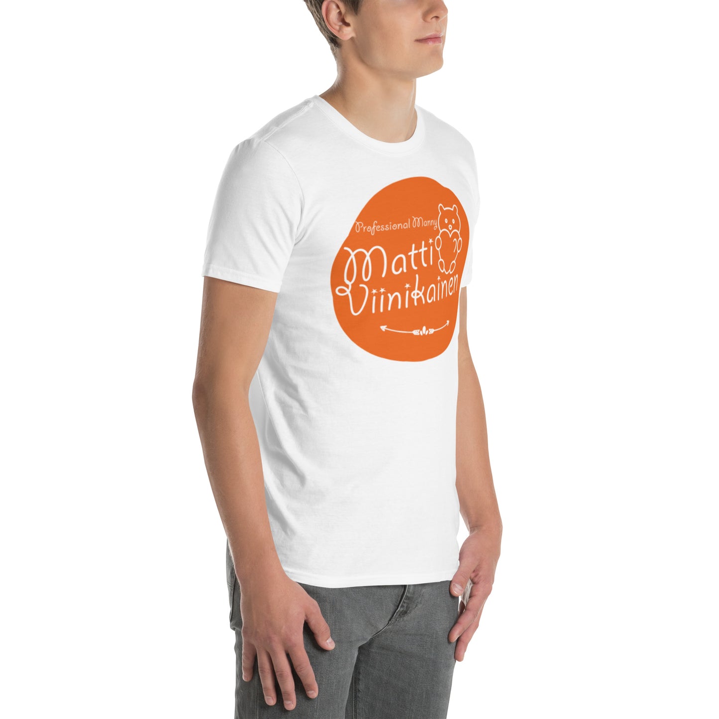 Unisex-T-Shirt „Matti Viinikainen“.