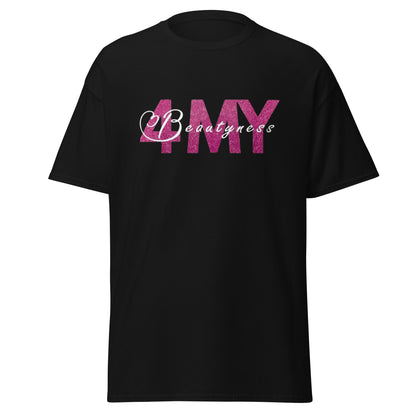 "4MyBeautyness" unisex t-paita (logo rinnassa)