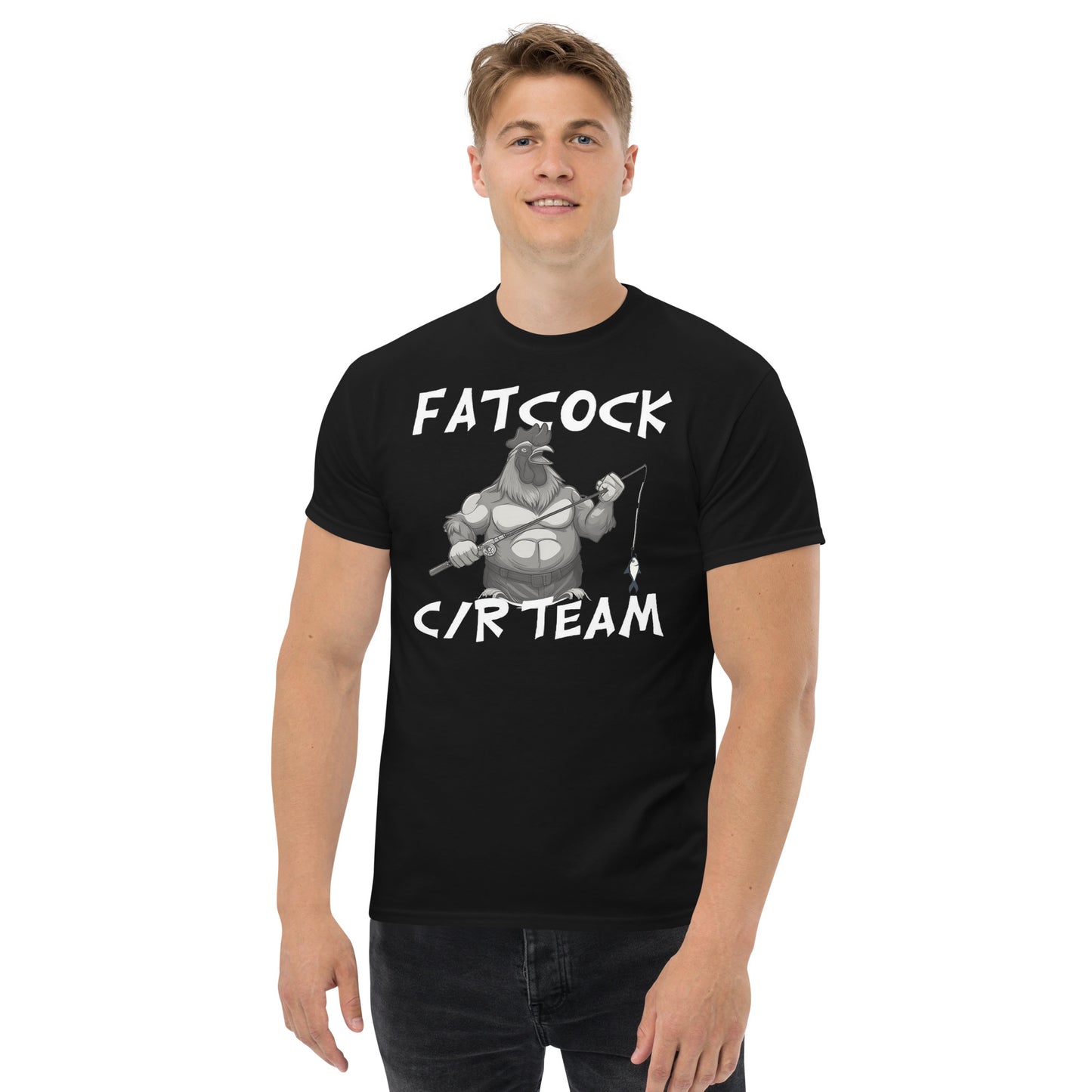 „Fatcock“ T-Shirt (großes Logo auf der Vorderseite)