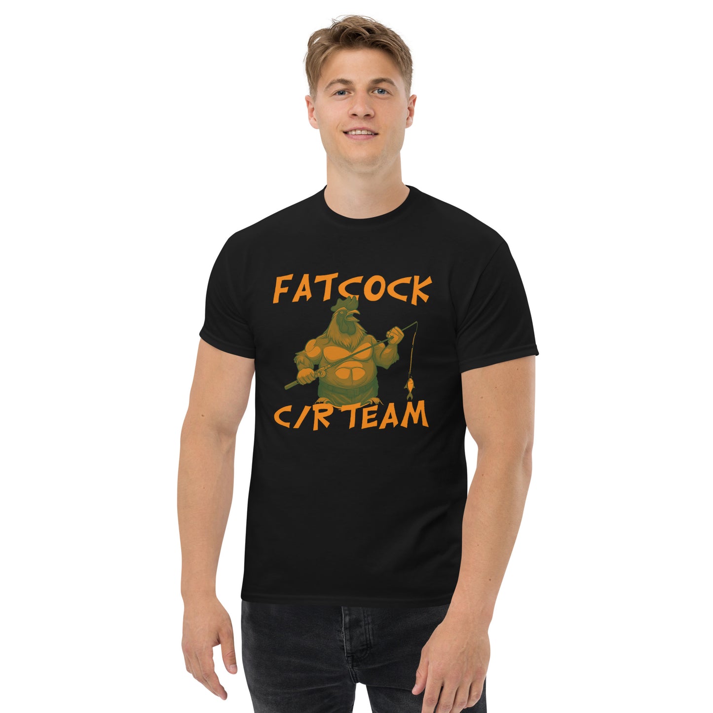 "Fatcock" t-shirt, Jäger colors (big logo on the front)