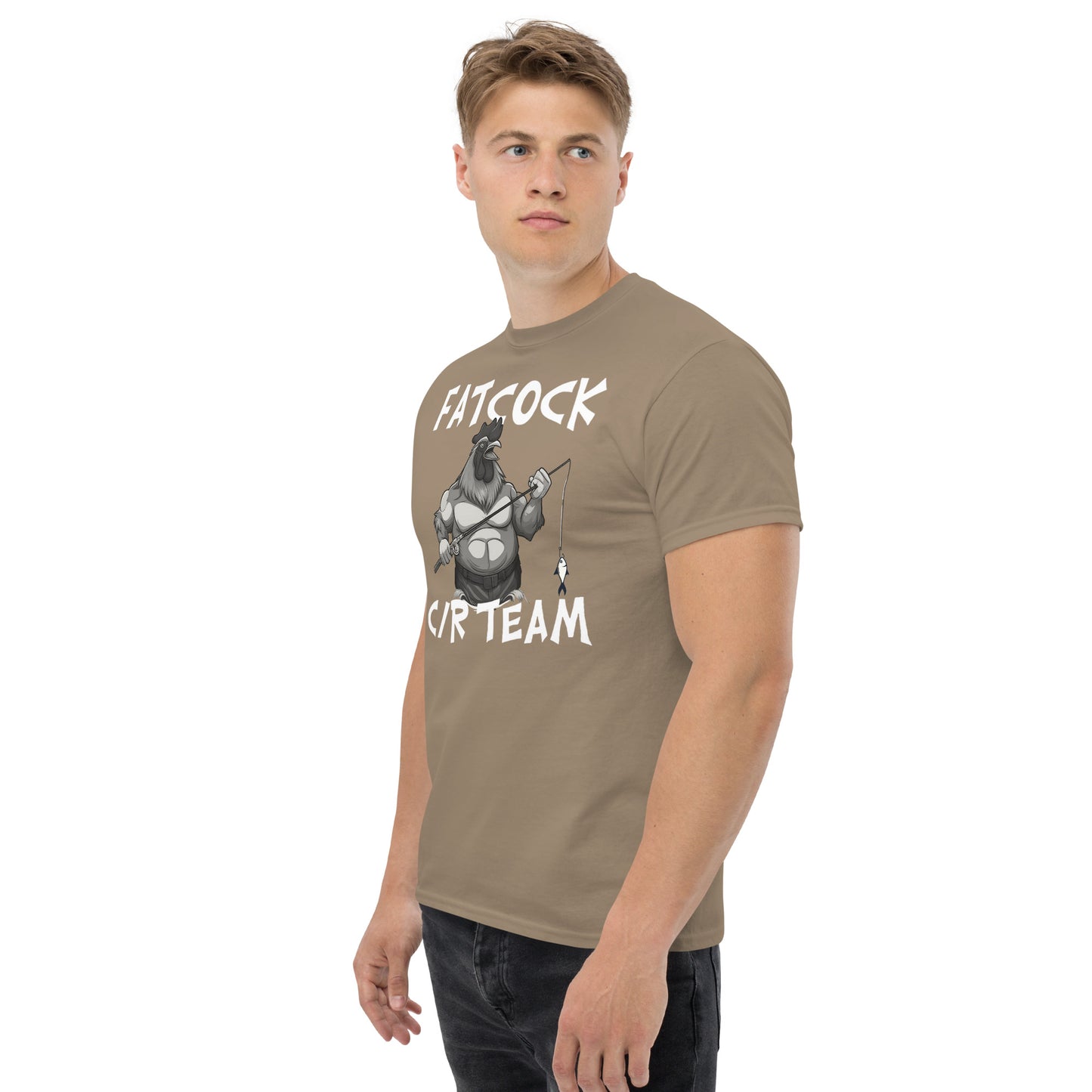 „Fatcock“ T-Shirt (großes Logo auf der Vorderseite)