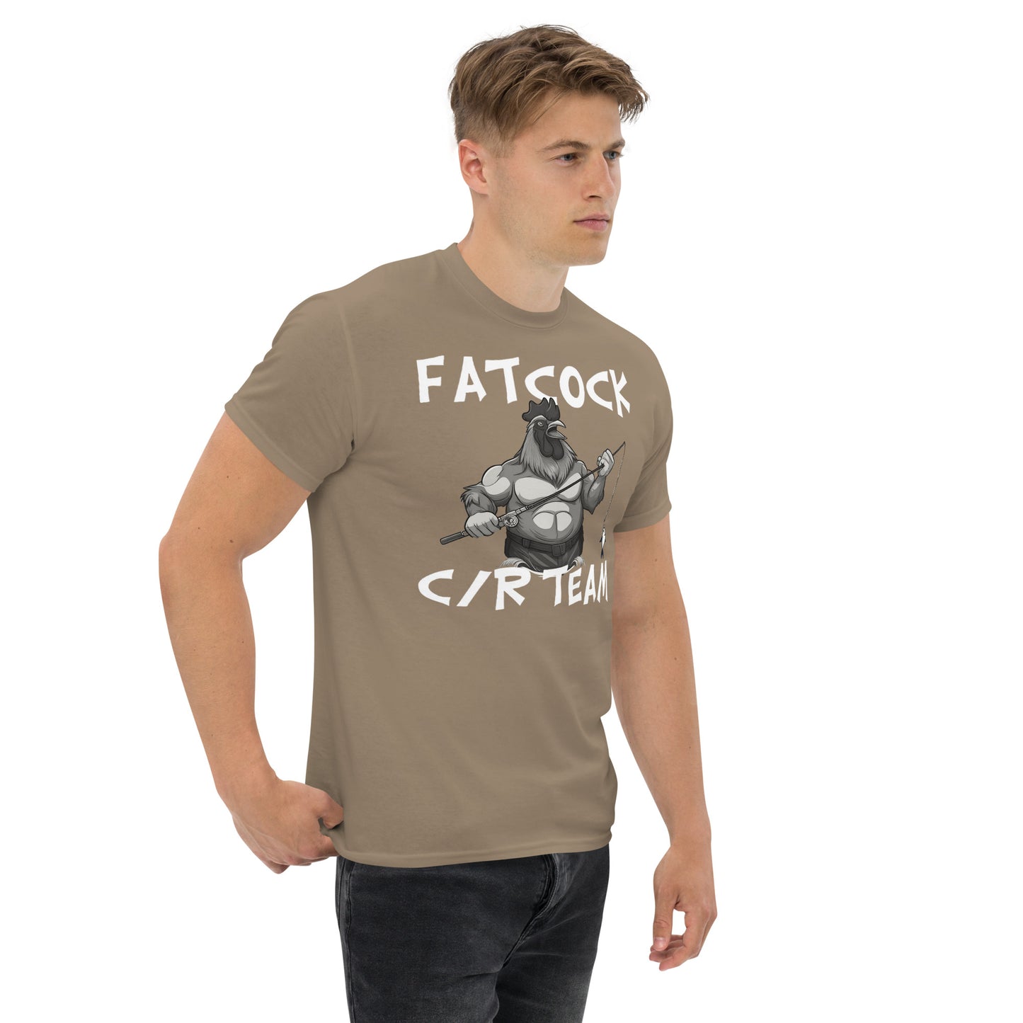 „Fatcock“ T-Shirt (großes Logo auf der Vorderseite)