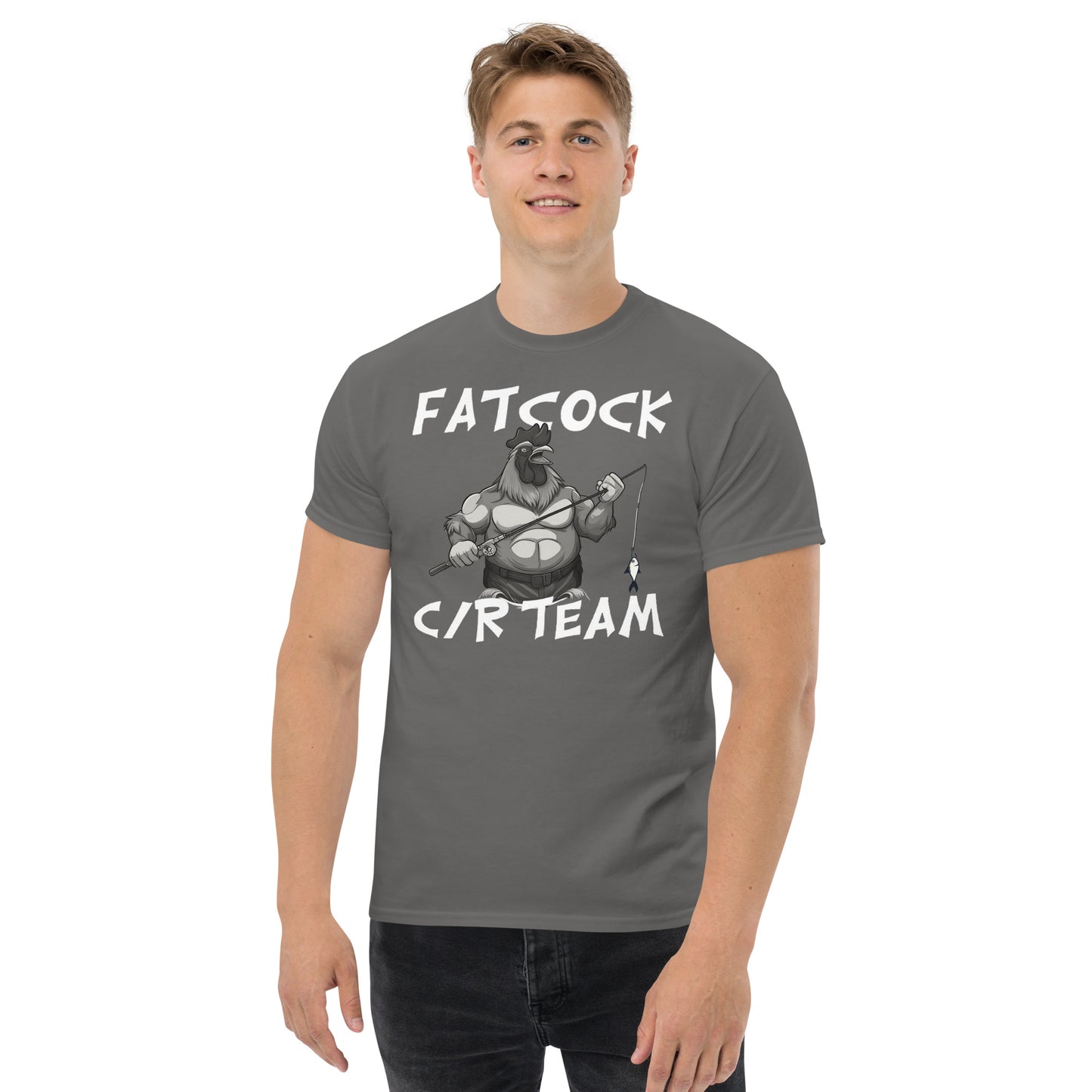 „Fatcock“ T-Shirt (großes Logo auf der Vorderseite)